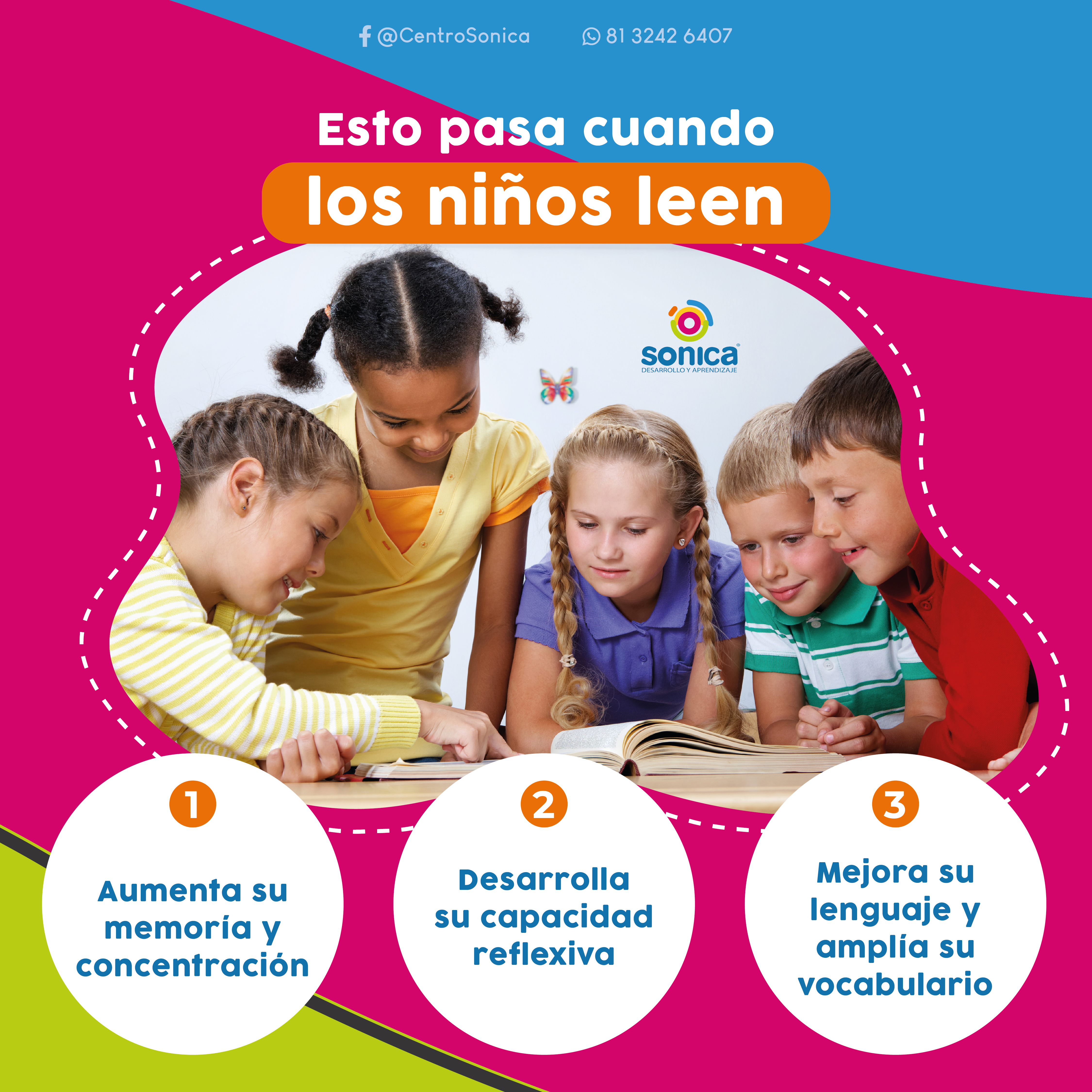 Esto pasa cuando un niño lee